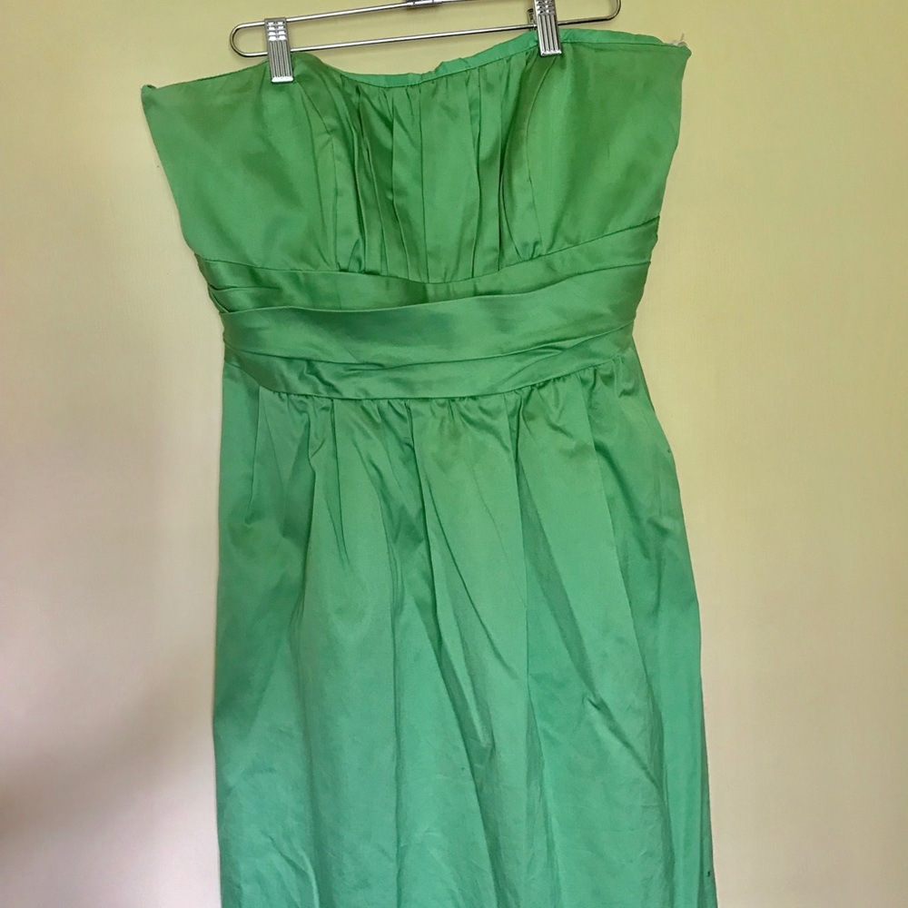 David’s bridal strapless dress